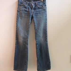 Seven for all Mankind vintage low rise, boot cut jeans